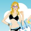 Bright as sunlight at beach A Free Dress-Up Game