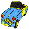 Old speedy car coloring A Free Customize Game