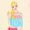 So cute with small flower A Free Dress-Up Game
