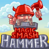 Your goal is to save the kingdom. Help the Keeper of the Magic Hammer protect the castle from enemies. You will face the representatives of four elements: water, fire, earth and air.
Use their vulnerabilities to opposite elements by selecting the necessary hammer. Collect coins to upgrade your skills and buy new spells. Destroy all the enemies and defeat the main dragon.