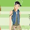 Strong girl with navy style A Free Dress-Up Game