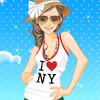 Cool girl at beach A Free Dress-Up Game