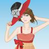 Fashion with big hat A Free Dress-Up Game
