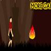 A Platform game with a massive heat,  jumping over fire, as the same time try to avoid them as they`re falling down on you.