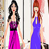 Two models on the podium dress up A Free Dress-Up Game