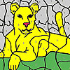 Yellow cat coloring A Free Customize Game