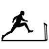 You`re in the olympic finals of the 110m hurdles. Start and jump over the hurdles as fast as you can, improve your time and try to enter in the hall of the best in the world.