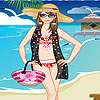 Amy at the beach dress up A Free Dress-Up Game