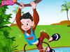 Happy cute monkey dressup