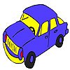 Blue speedy car coloring A Free Customize Game
