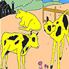 Grazing cows coloring A Free Customize Game