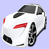 Bright white car coloring A Free Customize Game
