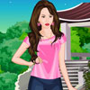 Cute Girl With Eagle A Free Dress-Up Game