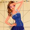 Blue Girl Of Beach A Free Dress-Up Game