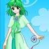 Green hair model A Free Dress-Up Game
