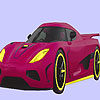 Claret red faster car coloring A Free Customize Game