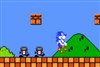 One day, after Sonic wake up, he found there was a blue mysterious ring in the sky. With curiosity, he jumped in that ring which was proved to be super mario world. Have fun!
