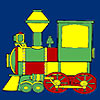 Fast big locomotive coloring A Free Customize Game