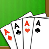 Advance in the game and get the winning hand! Your target in Aces Up Solitaire is to remove all cards on the tableau piles until only the four aces are left. When the game opens, each of the 4 tableau piles at the upper part of the screen will be dealt 1 upturned card. The remaining cards will be downturned and place to the stock pile at the bottom right corner. When the topmost cards on two tableau piles are of the same suit, you can click to remove the lower ranking one, for example, when a 6 of hearts and a Q of hearts are on the top of two tableau piles, the 6 of hearts can be removed. Your score will be counted according to the number of removed cards. If no cards can be removed, click the stock pile to deal new cards. When a tableau pile becomes empty, you can click to move the topmost card of another tableau pile to occupy it. If the stock pile is used up but no more moves can be made, the game ends. Can you clear your way and reach the throne of the aces?