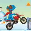 Our friend Gizmo has gone on a new adventure with his motorcycle. It`s going to be quite a difficult race as the icy roads can be really challenging, that is why he needs your help to drive good, collect as many pyramids and nitro as you can and finish up all the game levels. Good Luck!