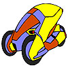 Space concept car coloring A Free Customize Game