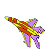 Fighter plane coloring Game.