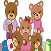 Bear Family Coloring A Free Customize Game