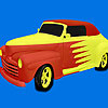 Historic two color car coloring A Free Customize Game