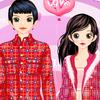 Valentine doll boy and girl A Free Dress-Up Game