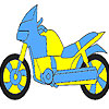Nice recent motorbike coloring A Free Customize Game