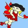 Valentine day fairy coloring A Free Customize Game