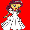 Valentine day bride coloring A Free Customize Game