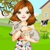 On the Farm A Free Dress-Up Game