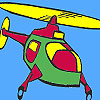 Air helicopter coloring