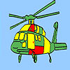 Aviation helicopter coloring