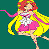 Flame fairy girl coloring A Free Customize Game
