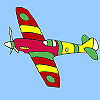 Galaxy airplane coloring A Free Customize Game