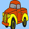 Village truck coloring Game.