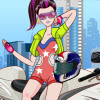 Cool Girl On Motorcycle A Free Dress-Up Game