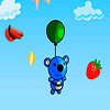 Blue panda fruit catcher A Free Adventure Game