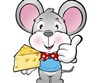This little mouse is very hungry , suddenly he found a picec of cheese .but he can not reach it . help him eat it!


