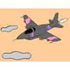 Jet Fighter Coloring
