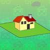 Involve in the exciting property race against the computer! In this game, your goal is to purchase all houses on the same piece of land before the computer does so. 8 pieces of land will appear in the game, and 3 houses of different colors are located upon each of them. You and the computer will take turns to make purchases, and during your turn, you can click a house of a particular color to purchase all houses of the same color on all pieces of land. The houses you own will be marked by a dollar sign, while those of the computer will be indicated by a stop sign. Continue the process until a player owns all houses on a piece of land, then the game will be won. Can you beat the computer and become the greatest landlord?