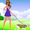 Strolling With Dog A Free Dress-Up Game