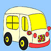 Mini turtle bus coloring A Free Customize Game