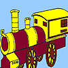 Rattletrap village train coloring