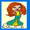 Long skirt girl coloring A Free Customize Game