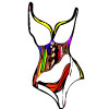 High Fashion Swim Suit Coloring Page