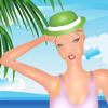 Fashion Lady on the beach A Free Customize Game