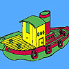 Ocean boat coloring A Free Customize Game